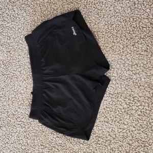Asics Athletic Shorts Women's Black Size Large